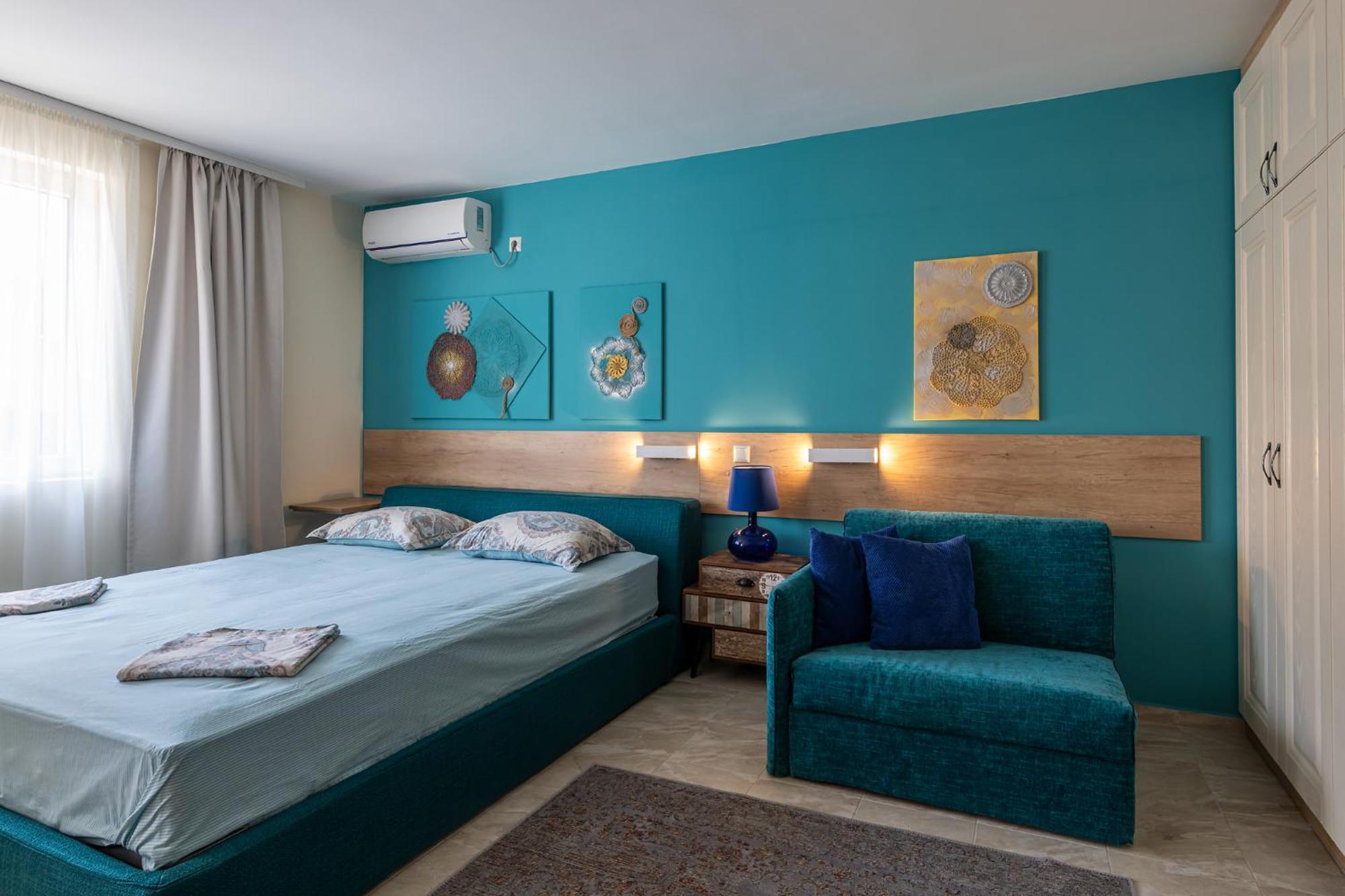 Turquoise Lägenhet Pomorie Exteriör bild