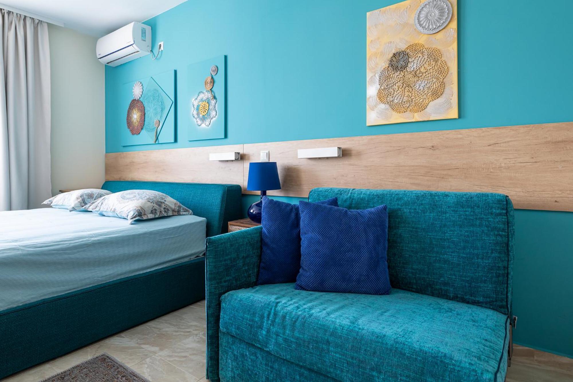 Turquoise Lägenhet Pomorie Exteriör bild